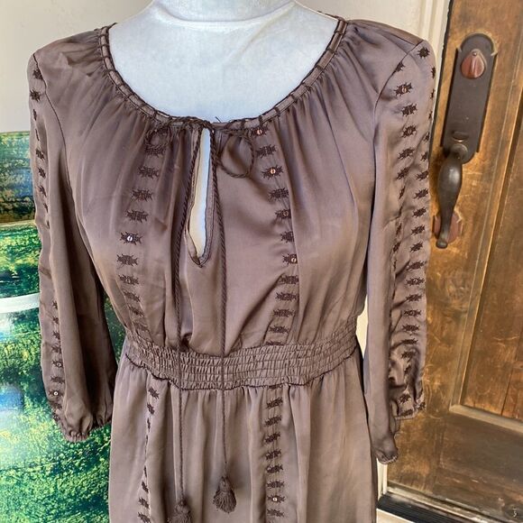 Forever 21 embellished gypsy style dress size medium - Picture 2 of 12